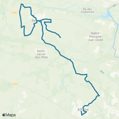 Redon Scolaire  map
