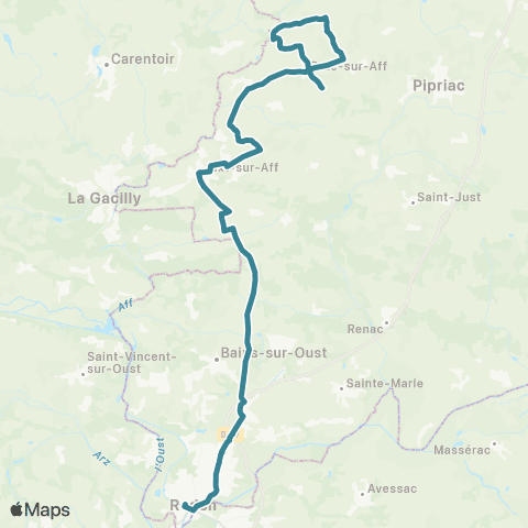 Redon Scolaire  map