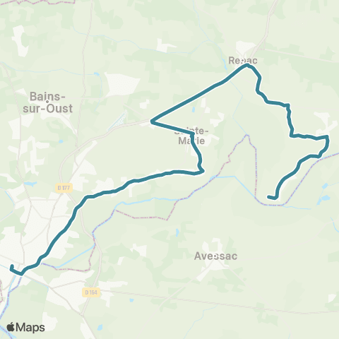 Redon Scolaire  map