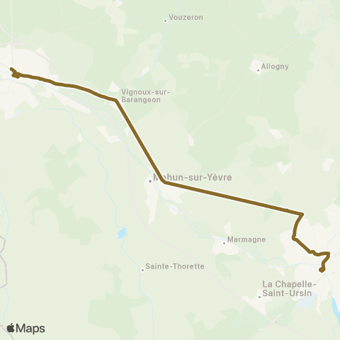 Rémi 18 Vierzon / Bourges map