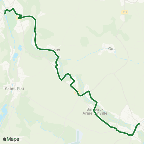 Rémi 28 Gallardon - Maintenon map