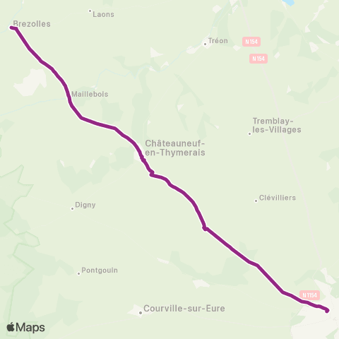 Rémi 28 Châteauneuf en Thymerais - Chartres map