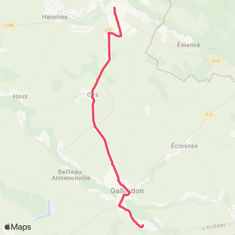 Rémi 28 Ymeray - Epernon map