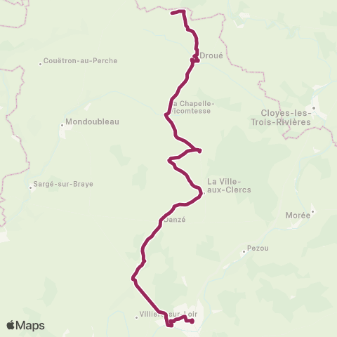 Rémi 41 Le Poislay - Droué - Vendôme map