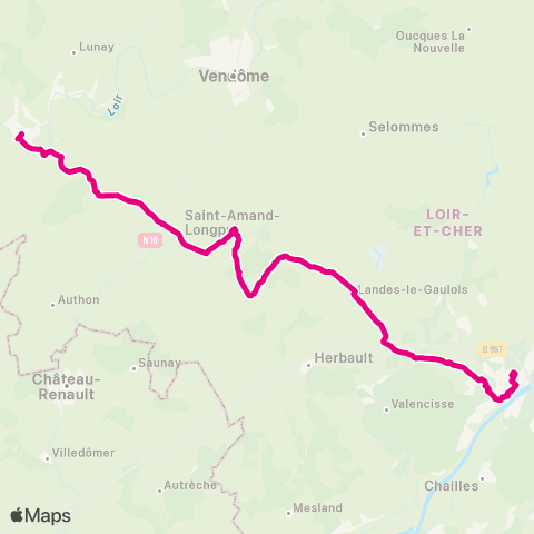 Rémi 41 Montoire sur le Loir - Blois map