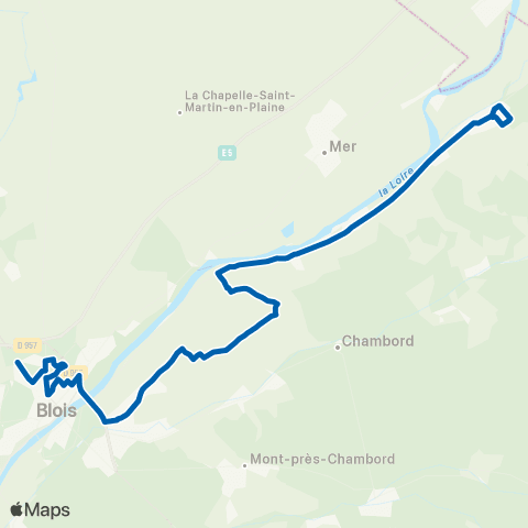 Rémi 41 Saint Laurent Nouant - Blois map