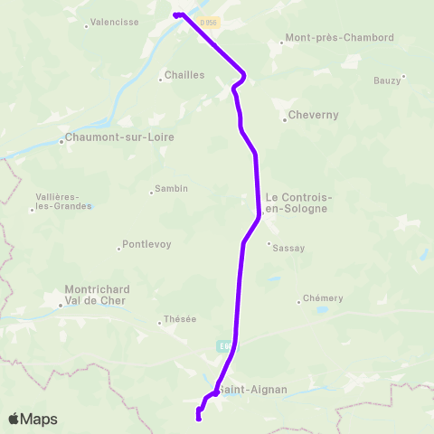 Rémi 41 Blois - Beauval A map