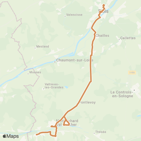 Rémi 41 Saint Georges sur Cher - Blois map