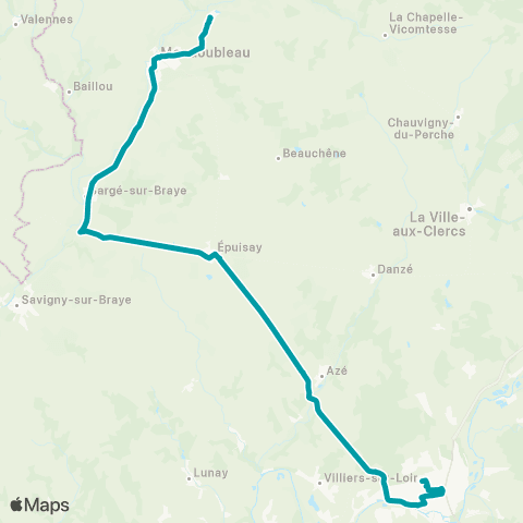 Rémi 41 Choue - Vendôme map