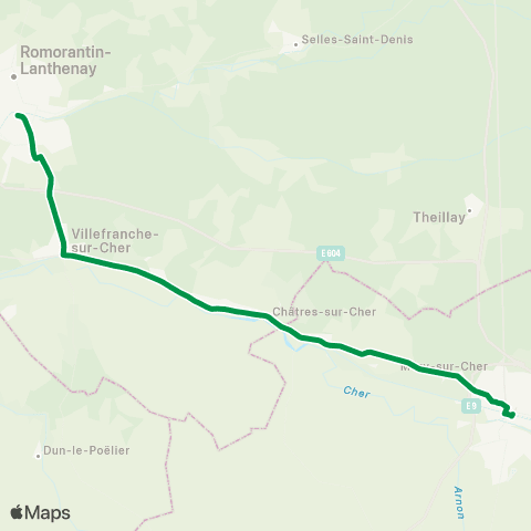 Rémi 41 Romorantin - Vierzon map