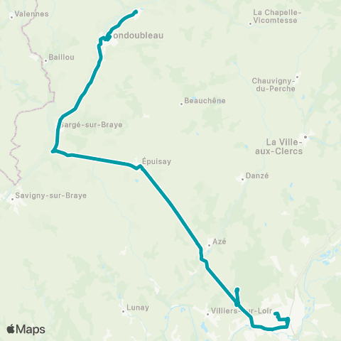 Rémi 41 Mondoubleau - Vendôme map