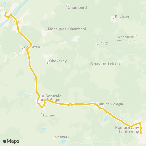 Rémi 41 Le Controis en Sologne - Romorantin map