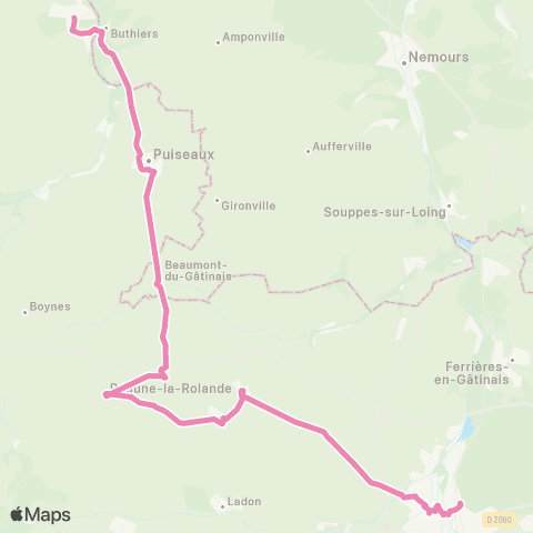 Rémi 45 Le Malesherbois - Montargis map