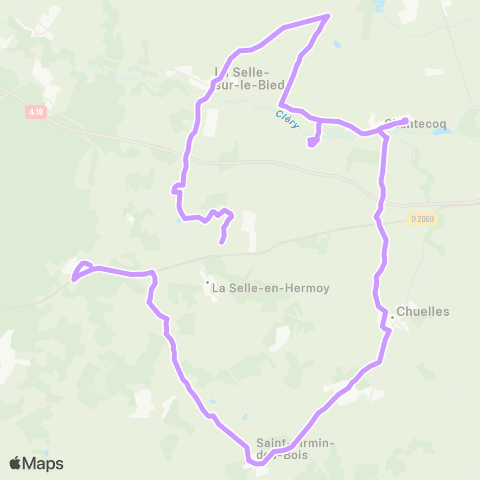Rémi 45 La Chapelle Saint Sépulcre map
