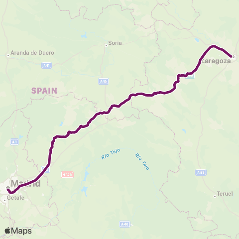 Renfe  map