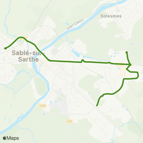 Réso Halte Routière - Zones d'activités map