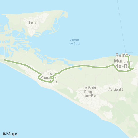 RespiRé Saint-Martin-de-Ré - La Couarde-sur-Mer map