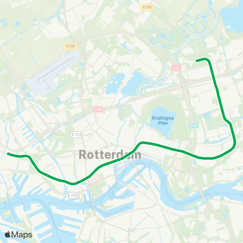 RET lijn map