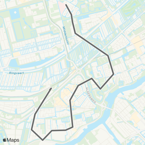 RET Capelsebrug - Schollevaar map