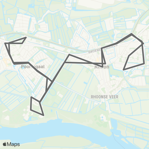 RET Buurtbus Antes map