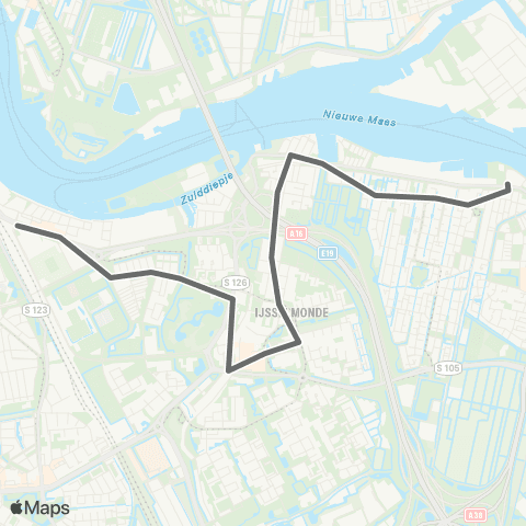 RET Pendelbus voor lijn 3 map