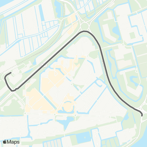 RET Capelsebrug - Algerabrug - Capelsebrug map