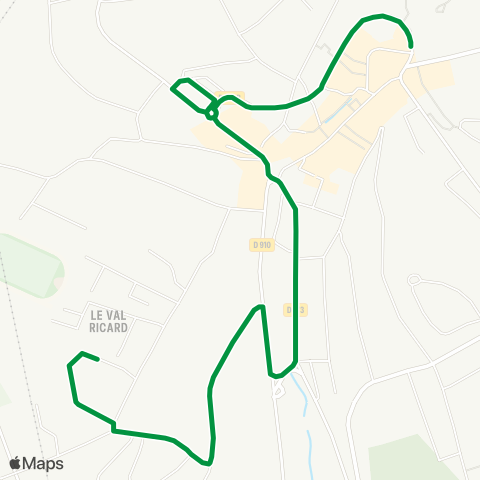 Rezo'Bus Bolbec Mairie - Henri Fleury map