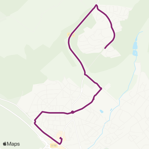Rezo'Bus Nd Gravenchon Hôtel de Ville <> les Cèdres map
