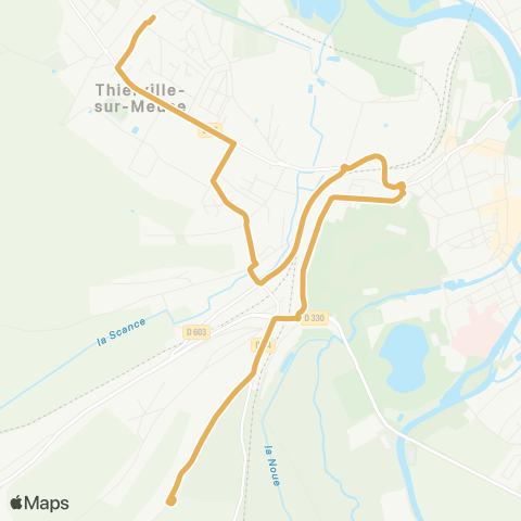 Rezo St Barthélémy - St Exupéry / Gare multimodale map