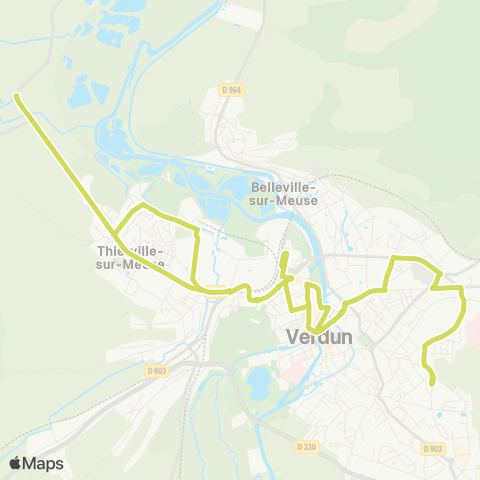 Rezo Saint Exupéry - Barrès / Désandrouins map