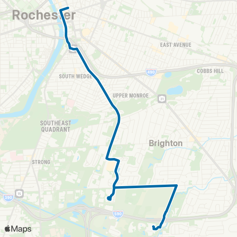 RTS South Clinton map