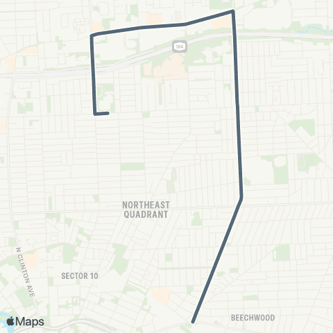 RCSD Special N Goodman / Norton map
