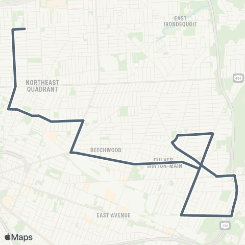 RCSD Special N Winton Village / Norton map