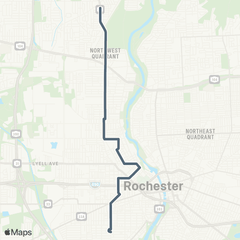 RCSD Special Maplewood-Dewey / Genesee map