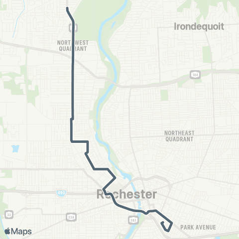 RCSD Special Maplwood-Dewey / Monroe map