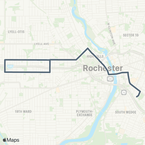 RCSD Special Dutchtown / Monroe map