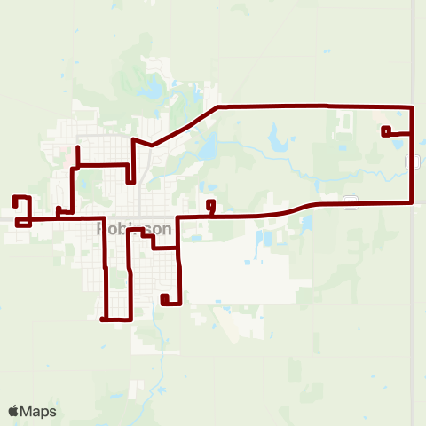 Rides MTD Maroon map