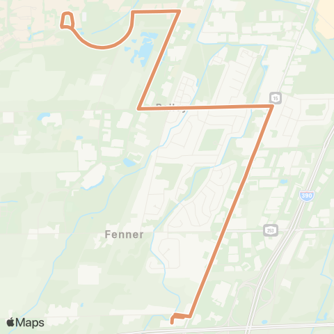 Rochester Institute of Technology Apex map
