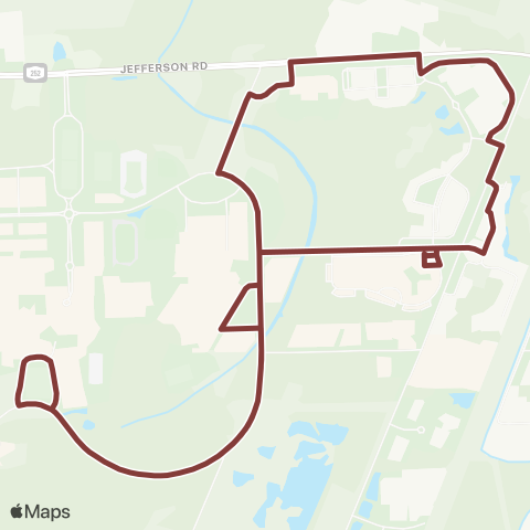 Rochester Institute of Technology 175 Jefferson / Perkins / Park Point map