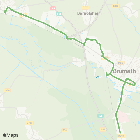 Ritmo Zone Com. Sud <> Gare de Mom. map