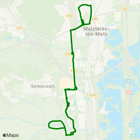 Riv'Connect Maizieres - Écoparc map