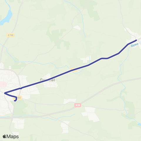 RIV Ploërmel - Gourhel - Campénéac map