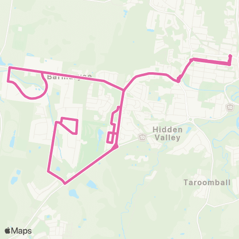 Translink Rockhampton-Yeppoon Yeppoon - Eden Park map