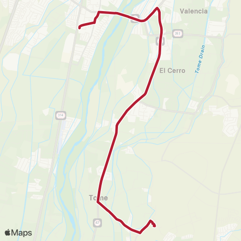 Rio Metro Las Lunas UNM Valencia Campus map