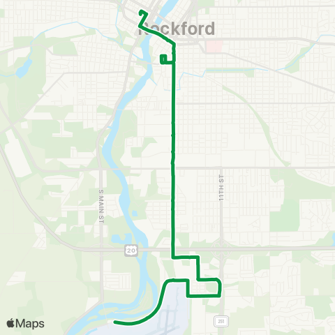 RMTD Kishwaukee & Seventh Night map
