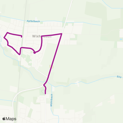 RMVB Darmstadt-Arheilgen Dreieichweg - Darmstadt-Wixhausen Bahnhof map