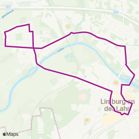 RMVB Limburg (Lahn) Zob West - Limburg (Lahn) Zob West map