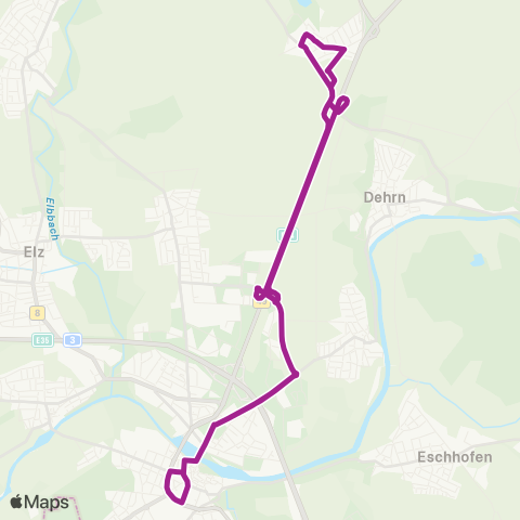 RMVB Limburg (Lahn) Zob West - Limburg (Lahn) Zob West map