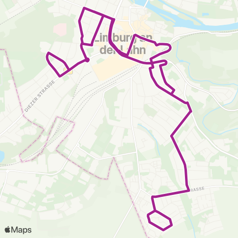 RMVB Limburg (Lahn) Zob West - Limburg (Lahn) Zob West map