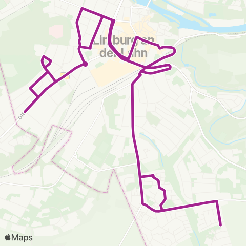 RMVB Limburg (Lahn) Zob West - Limburg (Lahn) Zob West map